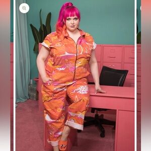 Blue Platypus “Landscape Jumpsuit in Hot Tones”